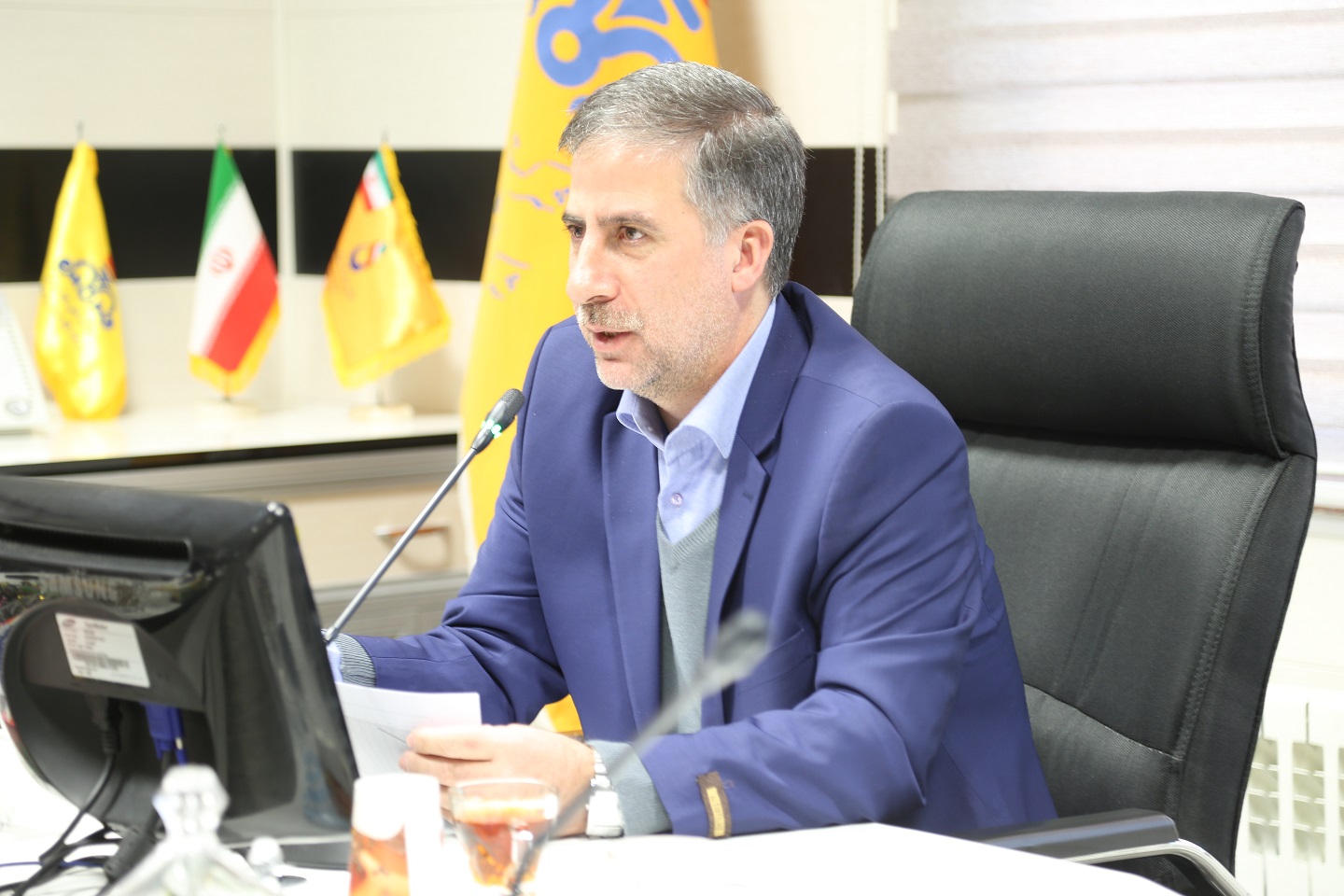 برگزاری مانور آموزشی نحوه مواجهه با شرایط اضطراری ریزش و نشت مرکاپتان در شرکت گاز استان اردبیل 