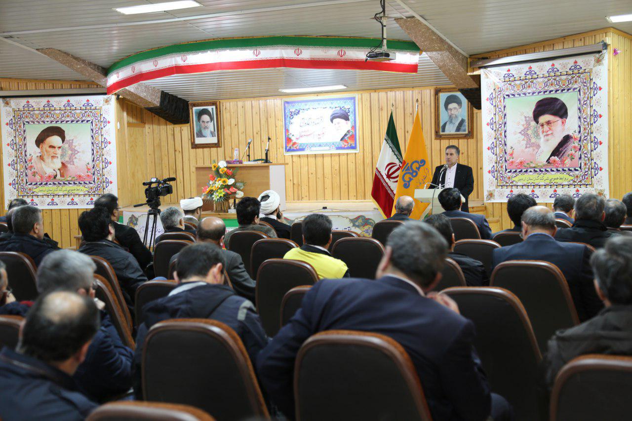 دیدار نوروزی مدیرعامل شرکت گاز استان اردبیل با کارکنان