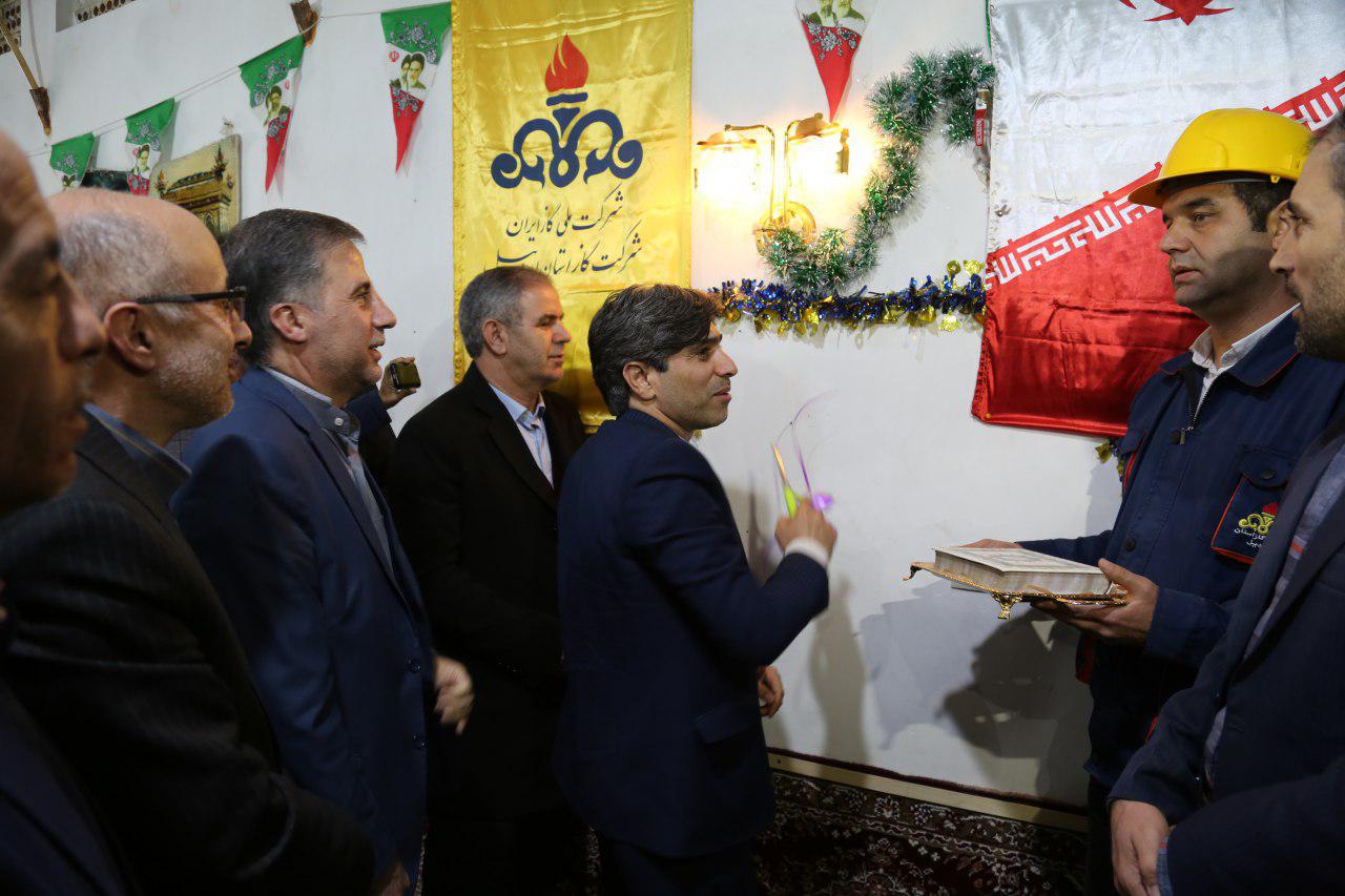 بهره مندی 330  خانوار روستایی شهرستان بیله سوار از نعمت گاز طبیعی 