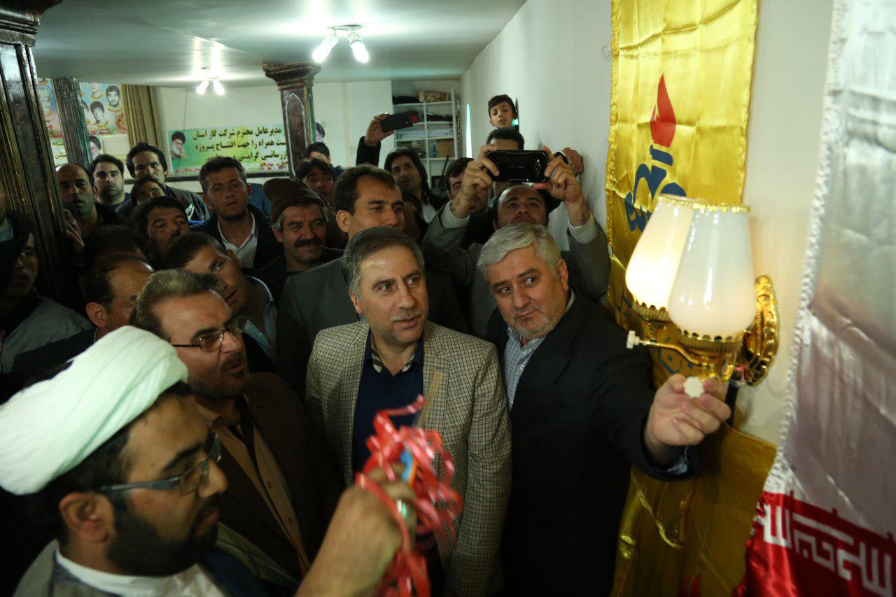 متصل شدن 3 روستای شهرستان مشگین شهر به شبکه گاز در آغازین روزهای سال 1397