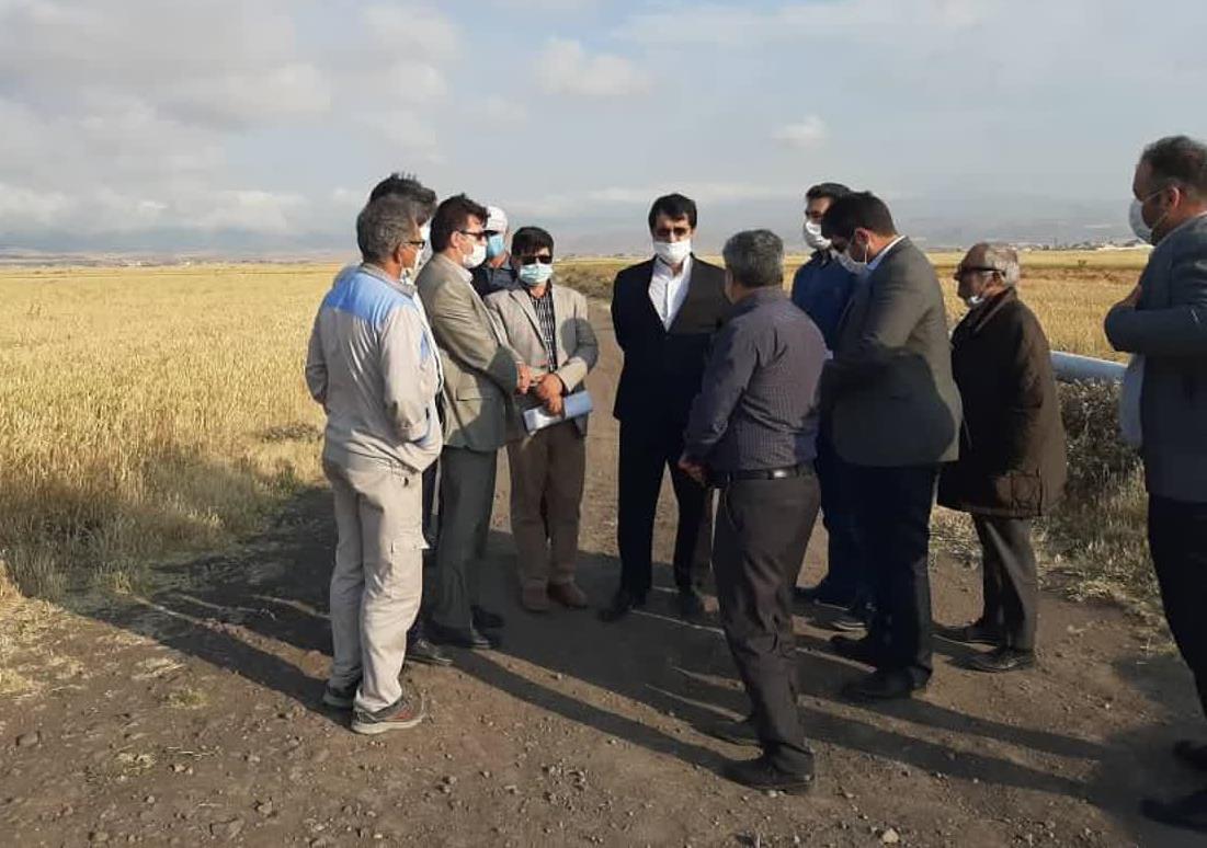 بازدید استاندار اردبیل از پروژه گازرسانی به پتروشیمی آرتا
